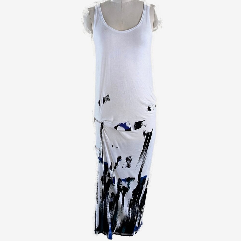 NWT Eleven Paris LA Collection Zipper Maxi Dress SZ. S